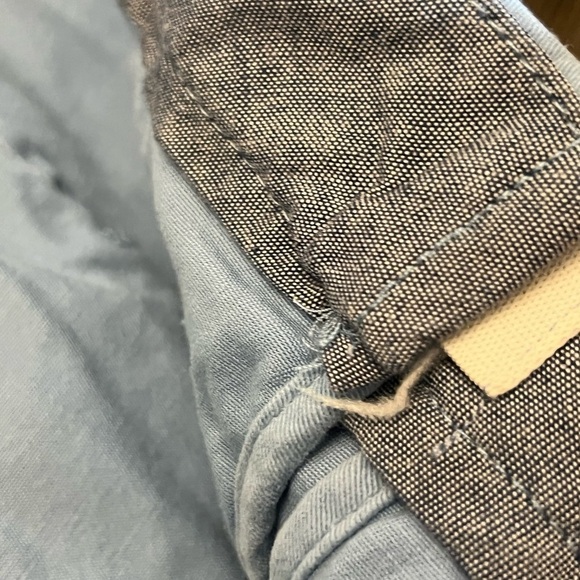 New Women Within 28W Petite Light Blue Capri Plus Size Pants - Picture 10 of 13